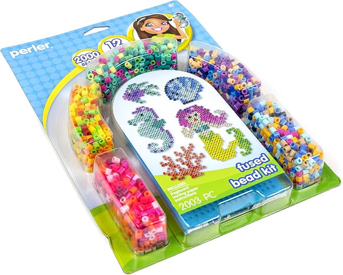 Perler Beads Mermaid and Ocean Animals Fused Bead Kit - Image 3
