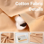 100% Combed Cotton Fabric by The Yard, 66 inches Wide, Premium Soft Breathable - Image 2