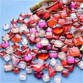 500g Mixed Color Irregular Crystal Mosaic Tiles, Tiny Mosaic Tile DIY Hobbies by BTMIEY