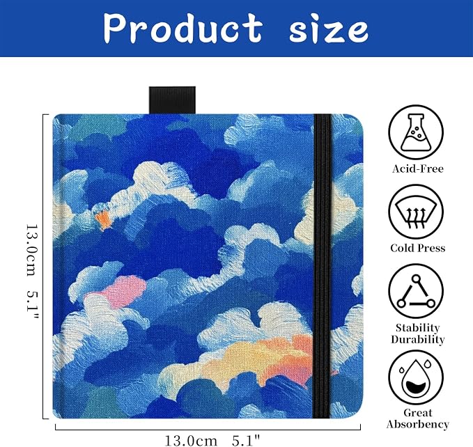 5x5 Handy Portable Handmade Cloth Fabric Hardcover Sewing Binding Travel - Image 2