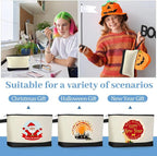 Silkfly 30 Pcs Cotton Canvas Makeup Bags Cosmetic Zipper Bags 10.2 x 5.5 x 2'' - Image 7