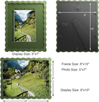 8X10 Wavy Picture Frame With Mat - Image 2