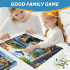 500 Piece Puzzles for Adults, Mother Bear Eagle Large Piece Jigsaw Puzzle for - Image 7