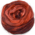 Hand Dyed FIRESTAR Nylon Fiber for Spinning, Felting and Doll Making. Trilobal by LivingDreamsYarn