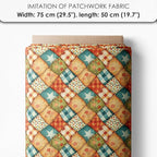Patchwork Tree Cotton Fabric Panel – Six 10×10 inch Designs + Bonus 29.5×19.6 - Image 7