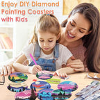 ijbnhd Sunsets Diamond Painting Coasters Kits, 4X4inch | Diamond Art Coasters - Image 5