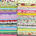 flic-flac 200pcs 4 x 4 inches Cotton Craft Fabric Bundle Squares Patchwork Lint by flic-flac