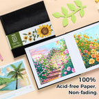 Ohuhu Marker Pads Art Sketchbook, 6.3"x6.3" Mini Square Size, 120 LB/200 GSM - Image 7