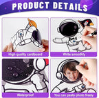 gisgfim 80Pcs Outer Space Cutouts Back to School Decorations Bulletin Board - Image 3