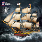 CubicFun 3D Puzzles Large HMS Victory Vessel Ship Sailboat Model Kits - Image 2