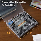 Mr. Pen- Geometry Set, 6 Inch Swing Arm Protractor, Divider | Set Squares - Image 6