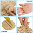 FURWEY 13.3lbs Play Sand, Natural Brown Sensory Sand, Suitable - Image 3
