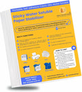 New brothread 24PCS 8.5"x11" Sticky Water Soluble Embroidery Stabilizer by Newbrothread