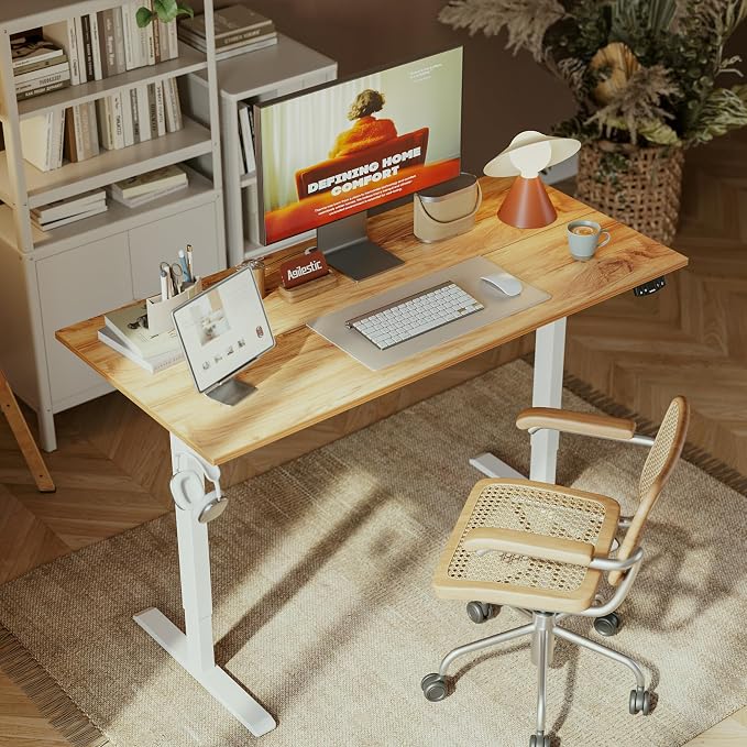 Agilestic Electric Standing Desk, 63 x 24 Inches Height Adjustable Desk - Image 2