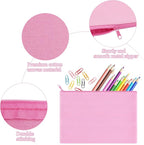 12 Pieces Cotton Canvas Makeup Bag, Blank DIY Craft Bag - Image 6