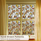 funlife Original Hand-Drawn Faux Stained Glass Window Film, Double-Sided Static - Image 4