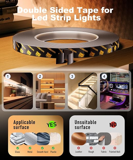 PHIXBEAR Heavy Duty Double Sided Tape - Image 8
