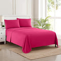 Queen Size Sheet Set with Built-in Sheet Straps by SweetHomeCollection