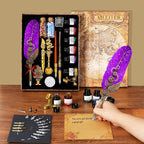 Aifeiter Feather Pen Ink Set, Wax Seal Stamp, Feather Calligraphy Pen, Birthday - Image 6