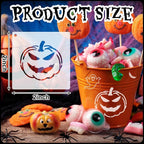 Fainne 100 Pcs 2 Inch Halloween Ghost Stencils Small Stencils - Image 2