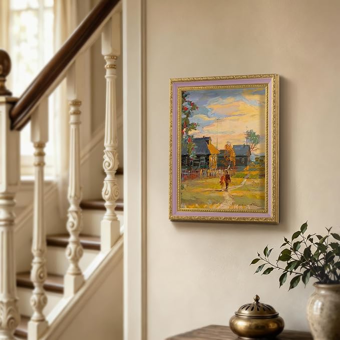 eletecpro 8x10 Vintage Picture Frame, Glass Cover, Horizontal or Vertical - Image 7