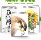 Soucolor Cute Sketch Book 9" x 12" Drawing Paper, 68lb Acid-free paper - Image 4