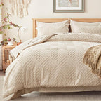 Zzlpp King Size Comforter Set 7 Pieces, All Season Boho Bedding Sets by ZZLPP