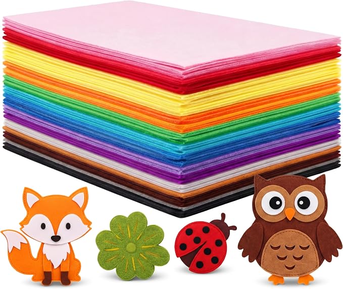 Reginary 120 Pcs 12 x 20 Inch Felt Sheets Bulk by Reginary