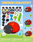 Aowplc Spring Make-a-Face Stickers - Image 3