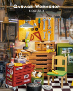 Rolife DIY Miniature House Kit Garage Workshop, Build 1/20 Mini House Building - Image 2