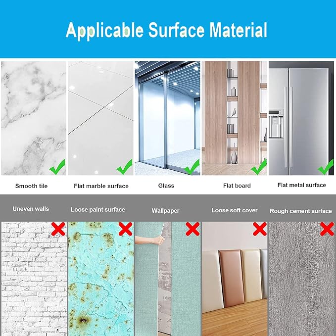 16" x 12" x 1Pcs Acrylic Mirror Sheet, Decorative Wall Mirror | Flexible Body - Image 7