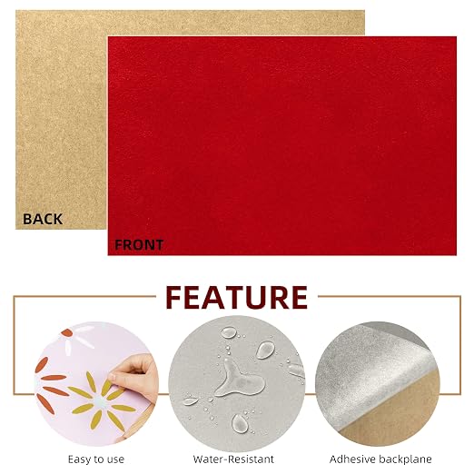 5PCS Self Adhesive Felt Sheet - Image 3