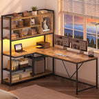 SEDETA L Shaped Computer Desk, L Shaped Corner Desk - Image 3