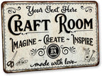 Personalized Craft Room Sign Custom Sign Art Room Décor by ChicoCreekSigns