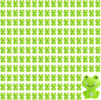 BuQiuRen 150Pcs Mini Green Plastic Frogs, Tiny Frogs Figurines Small Frog to - Image 2