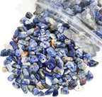 456 PCs Natural Chip Stone Beads, 5-8mm Irregular Multicolor Gemstones Loose - Image 2
