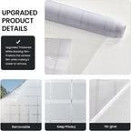 ADD.HERES Window Privacy Film, Frosted Glass Decorative Static Cling, Removable - Image 3