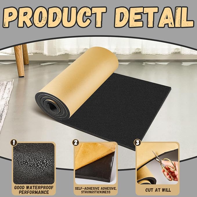 Pangda 1 Piece 78 x 16 x 1/4 Inch Extra Large Marine Foam Roll Closed Cell - Image 3