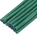 uxcell Mini Hot Glue Sticks for Glue Gun 7mm x 100mm Glitter Dark Green 12pcs by uxcell