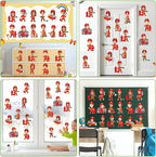 60pcs Firefighter Cutouts Fire Truck Bulletin Board Decorations Fireman Theme - Image 7