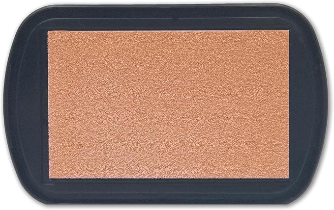 Jacquard ColorPad Archival Pigment Ink Stamp Pads- Metallic Copper - Image 2