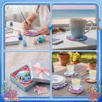 Reallnaive 8 Pcs Ocean Paint by Numbers Kit - Image 5