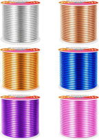 Mandala Crafts 12 GA Gold Blue Purple Assorted Anodized Aluminum Craft Wire | - Image 2