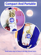 Illuminated astronaut key chain, Space Galaxy Planet, bag and wallet accessories - Image 7