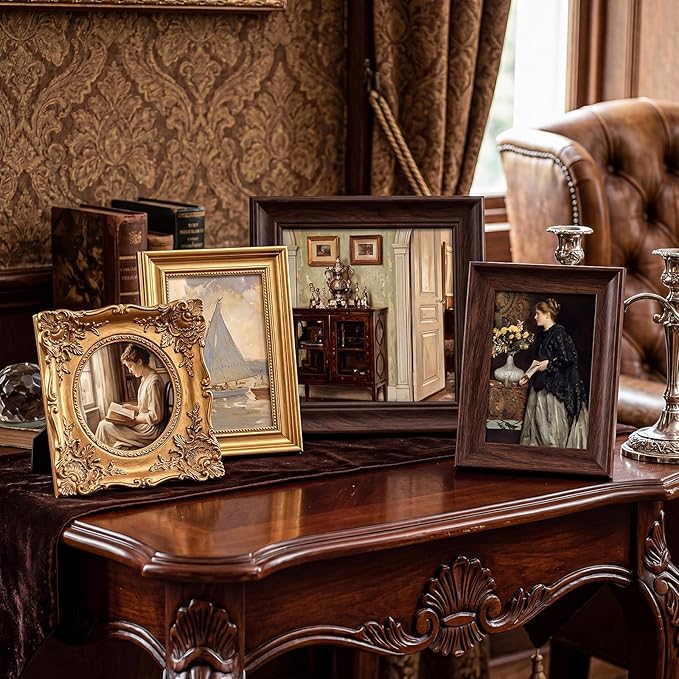 Namalu 15 Pcs Vintage Picture Frames - Image 4