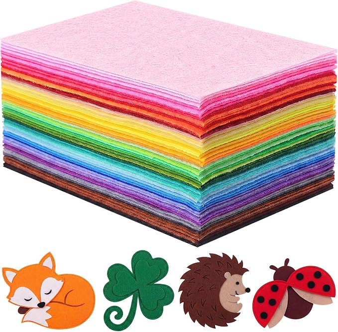 Reginary 120 Pcs 12 x 8 Inch Felt Sheets Bulk by Reginary