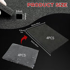 4 Pack Pick and Pluck Foam Sheets 16x12x0.5 Inch, Pre-Cut Grid Foam - Image 2