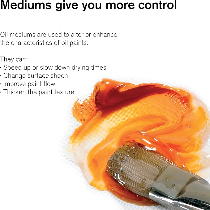 Winsor & Newton Painting Medium, 250ml Bottle - Image 4