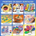 Amamao Acrylic Paint Markers, Soft Brush Tip Pens and Markers, Acrylic Paint - Image 4
