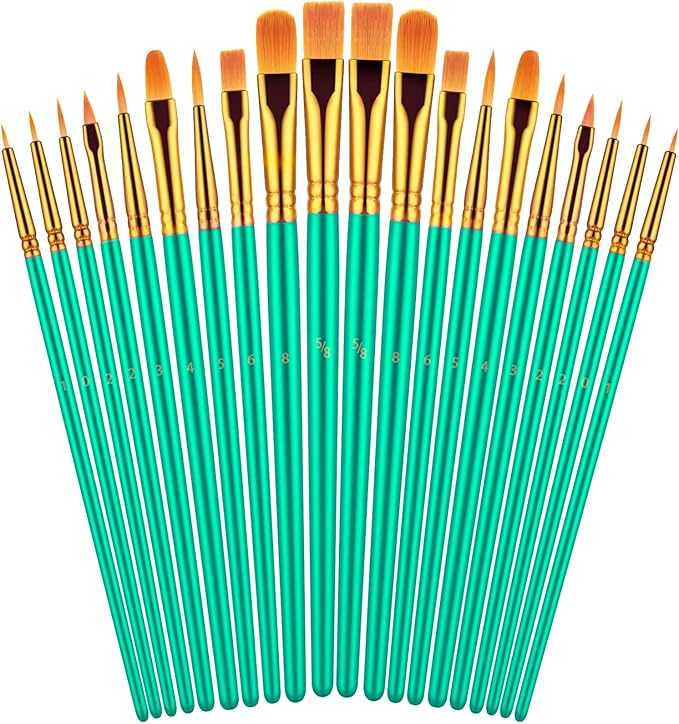 Paint Brushes Set, Oil Watercolor Acrylic Paint Brush, Artist Paintbrushes by TumblerHome
